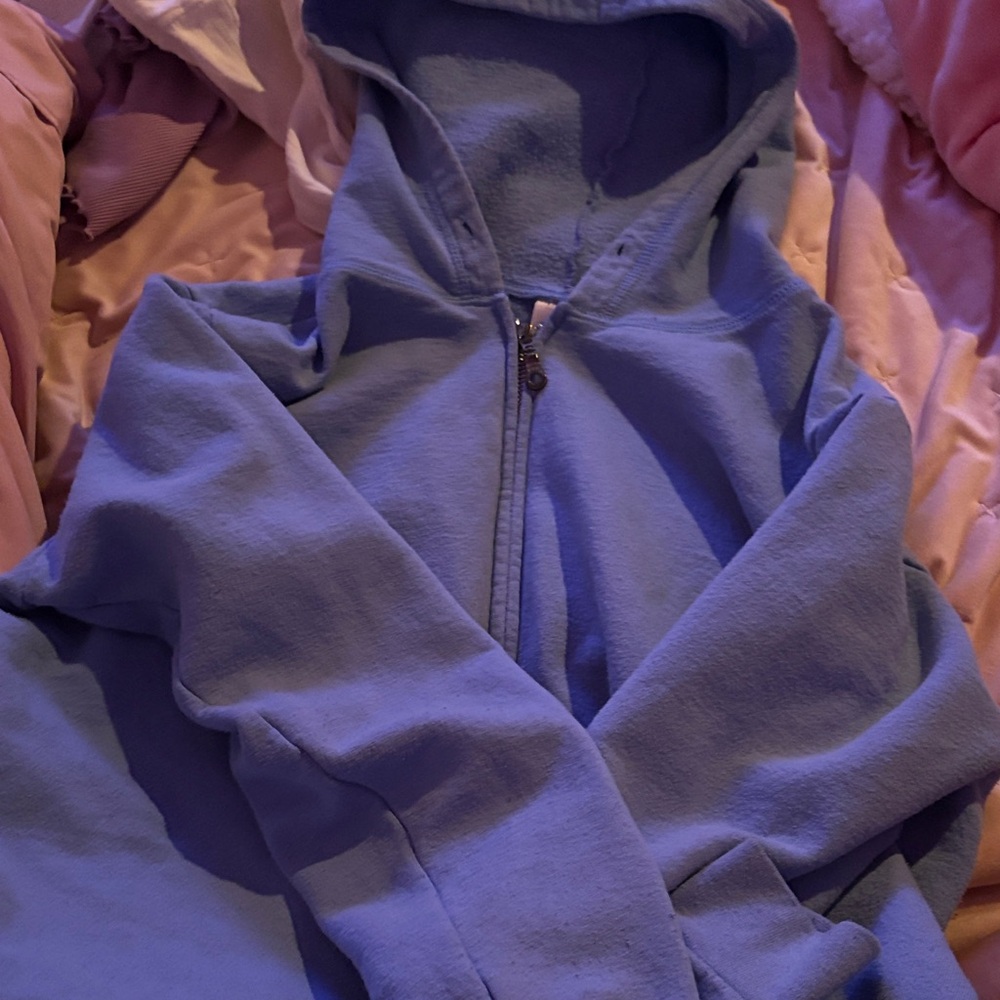 Gildan Women's Blue Hoodie Jacket